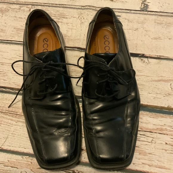 Ecco Shoes Ecco Mens Square Toe Dress Shoes Size 5 Poshmark